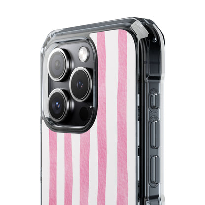 Pink Watercolor Stripes iPhone Case - Impact
