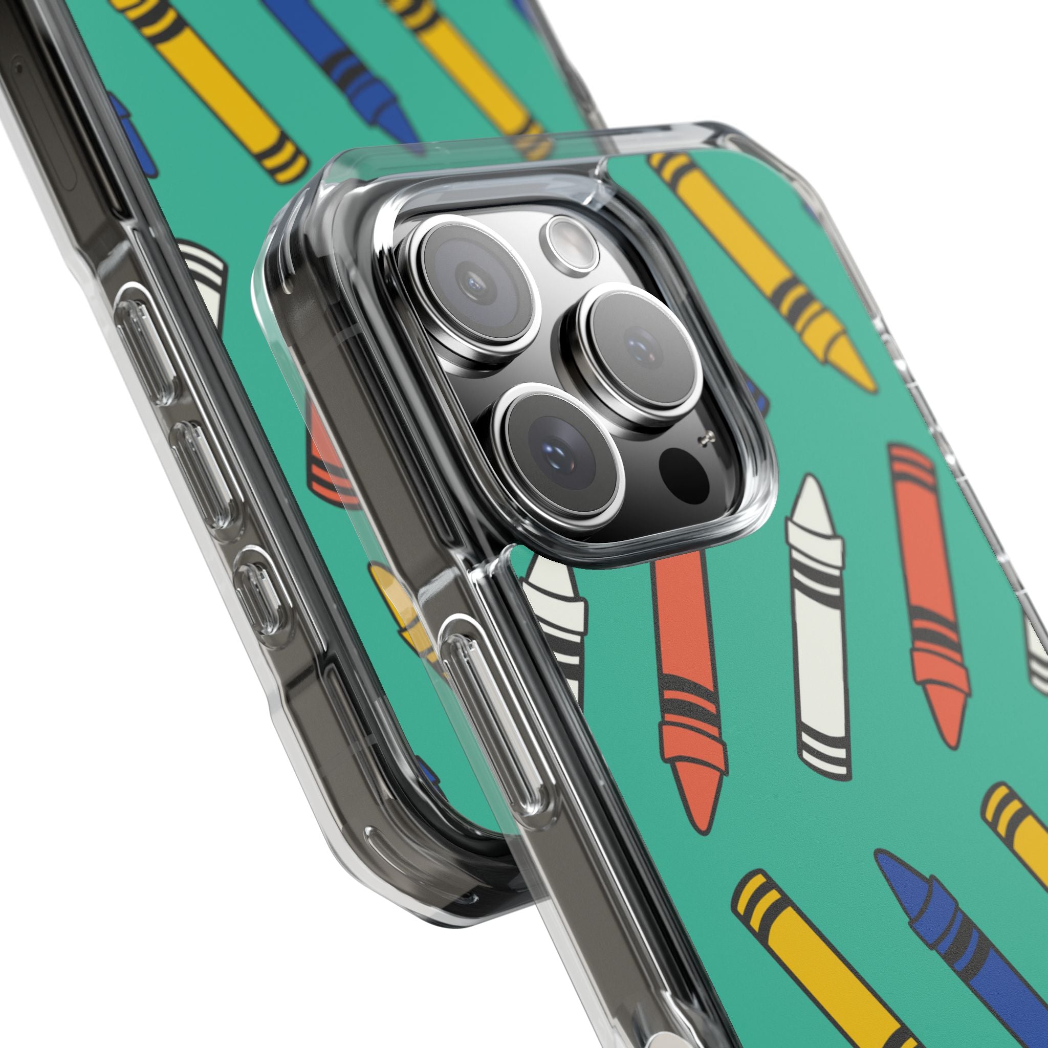 Crayons Dance Playfully iPhone Case - Impact