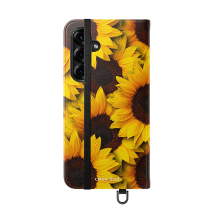 Sunflower Radiance - Samsung S25+ Case - Wallet