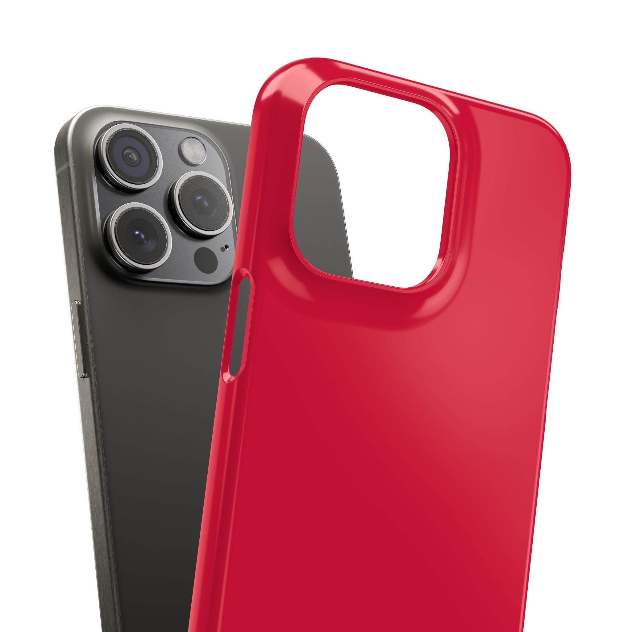 Crimson iPhone 15 - Slim Phone Case