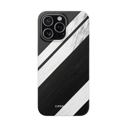 Distressed Stripe Motion iPhone 15 Pro Max Case - Soft