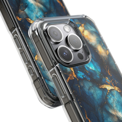 Luminous Gold Veins iPhone Case - Impact