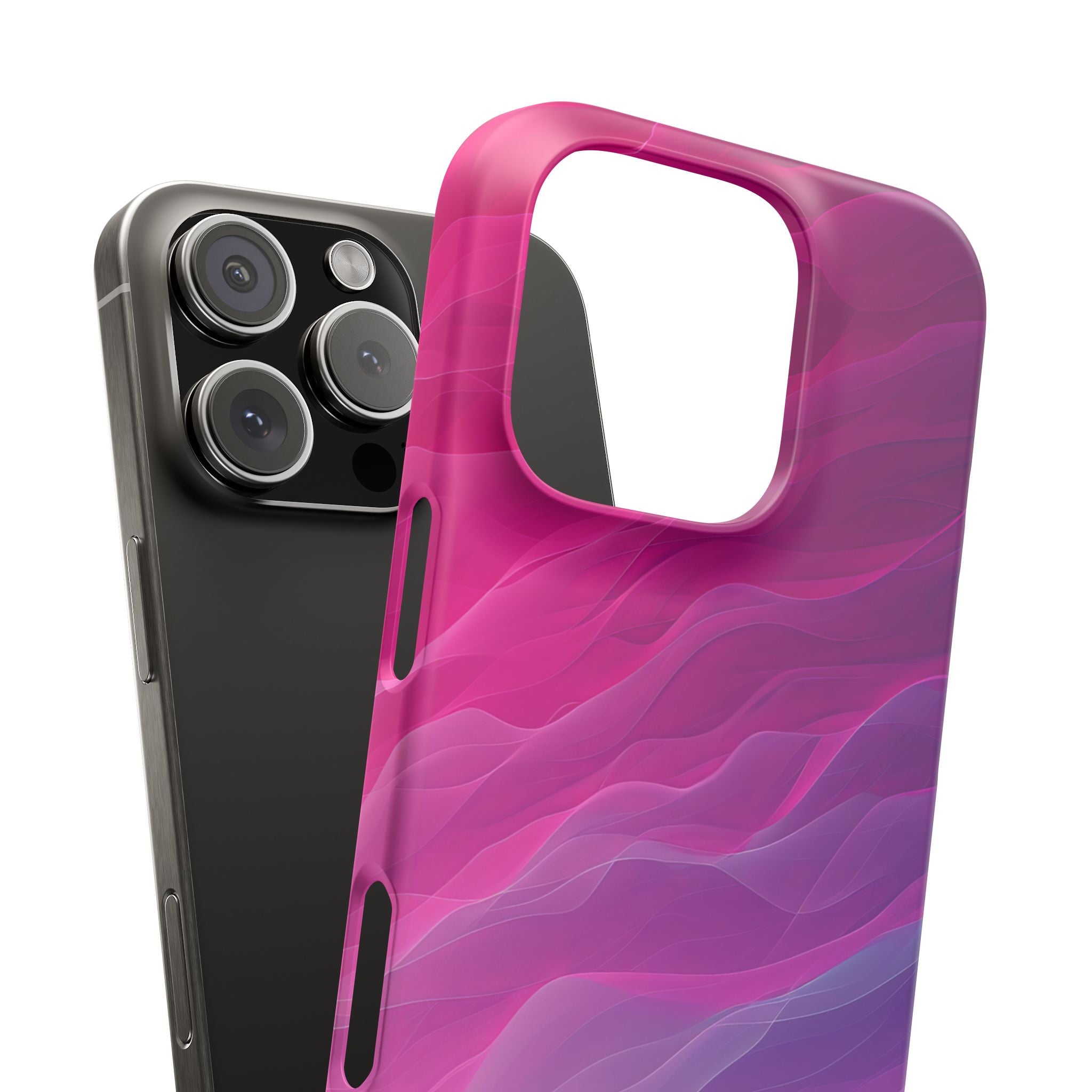 Gradient Oceanflow Waves iPhone 16 - Slim Phone Case