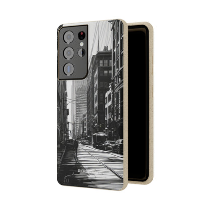 Noir Urban Serenity | Biodegradable Phone Case