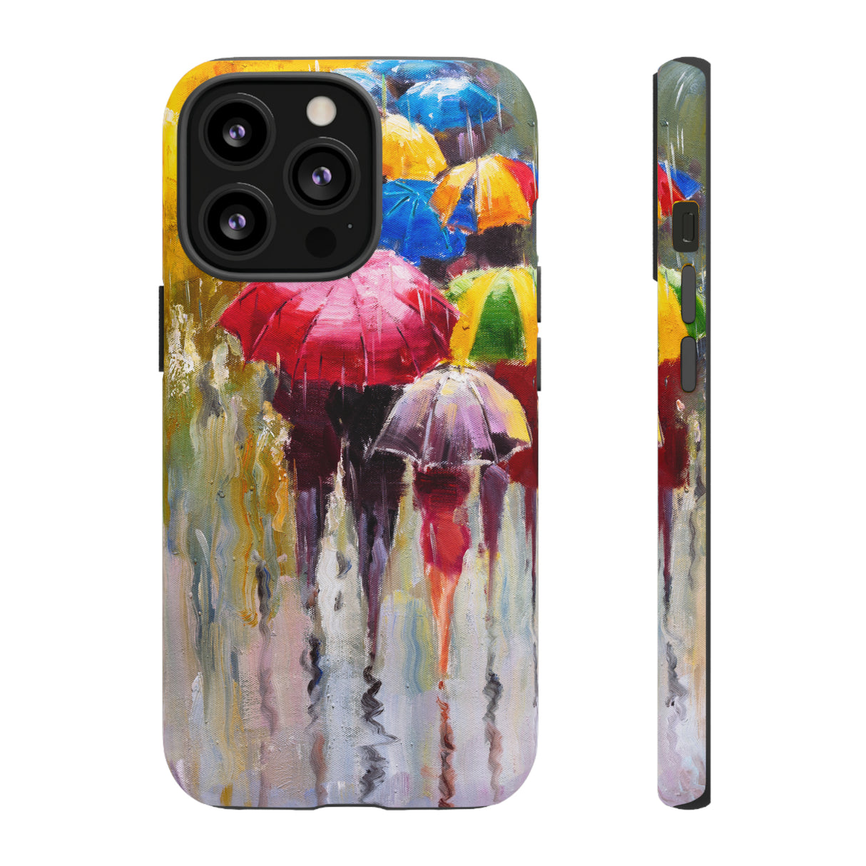 Oil Painting - Rainy Day - Protective Phone Case