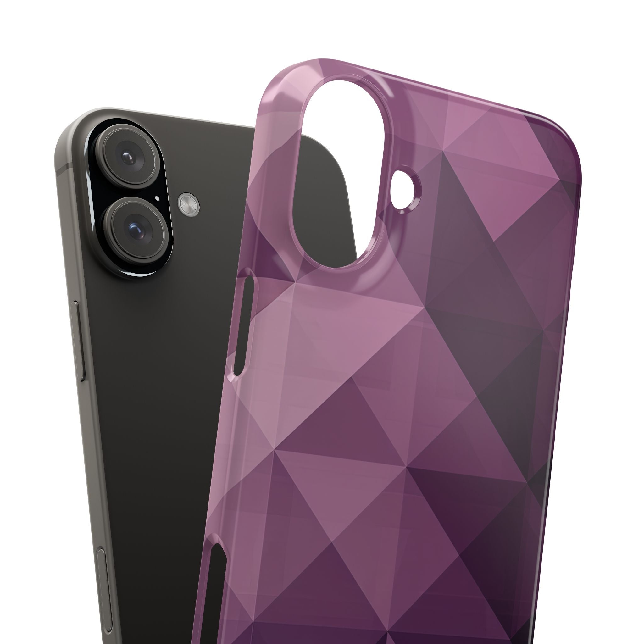 Gradient Purple Mosaic iPhone 16 - Slim Phone Case