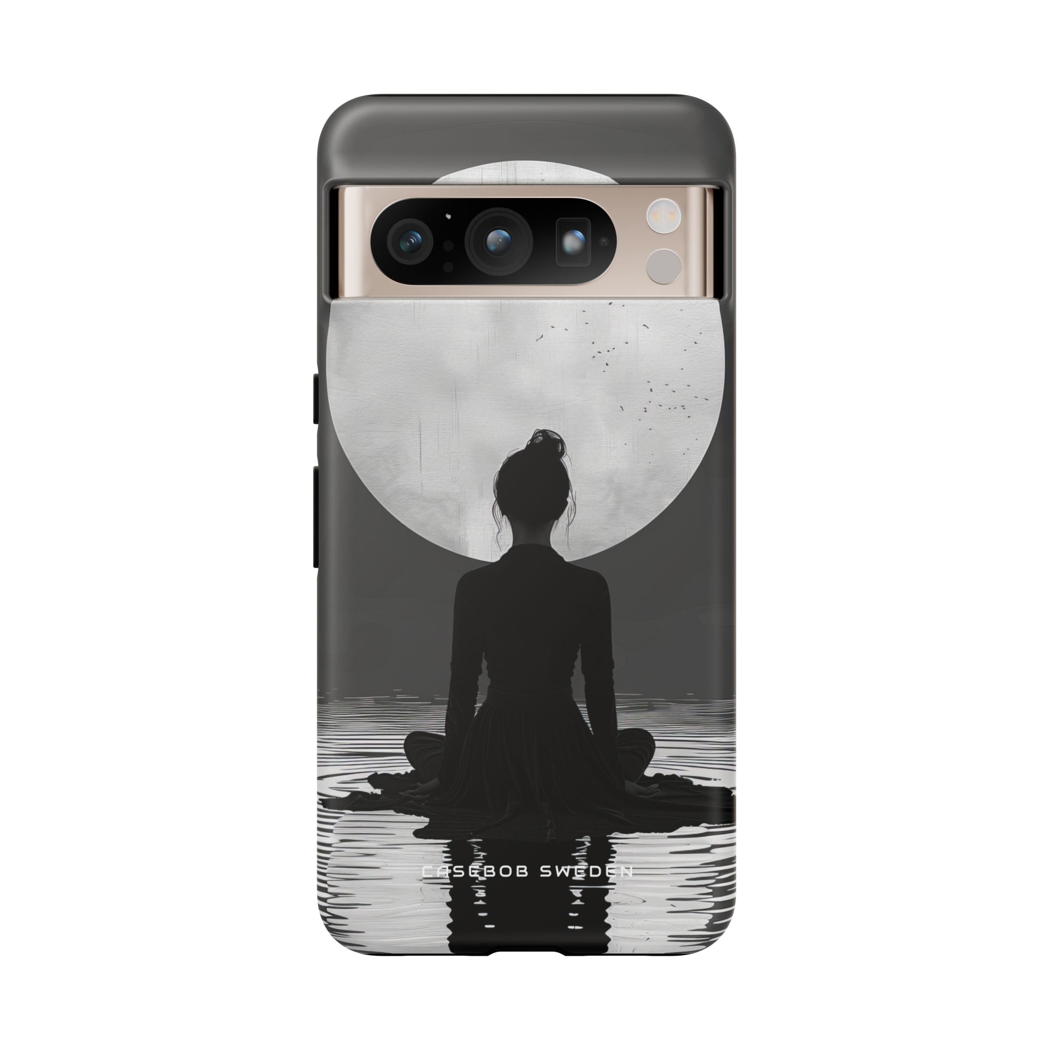 Zen Serenity Moon Reflection Google Pixel 8 - Tough Phone Case