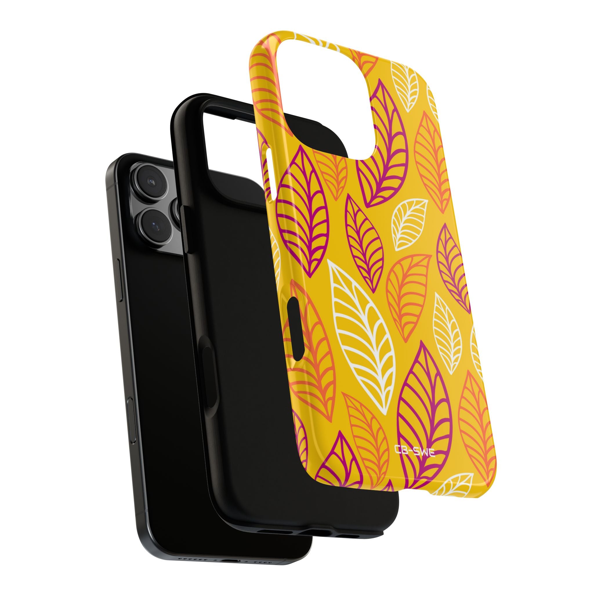 Vibrant Leaf Symphony - iPhone Case