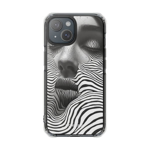 Dreamwave Portrait - Phone Case for iPhone (Clear Impact - Magnetic)