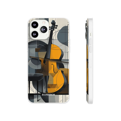 Cello Abstraction | Flexible Phone Case for iPhone