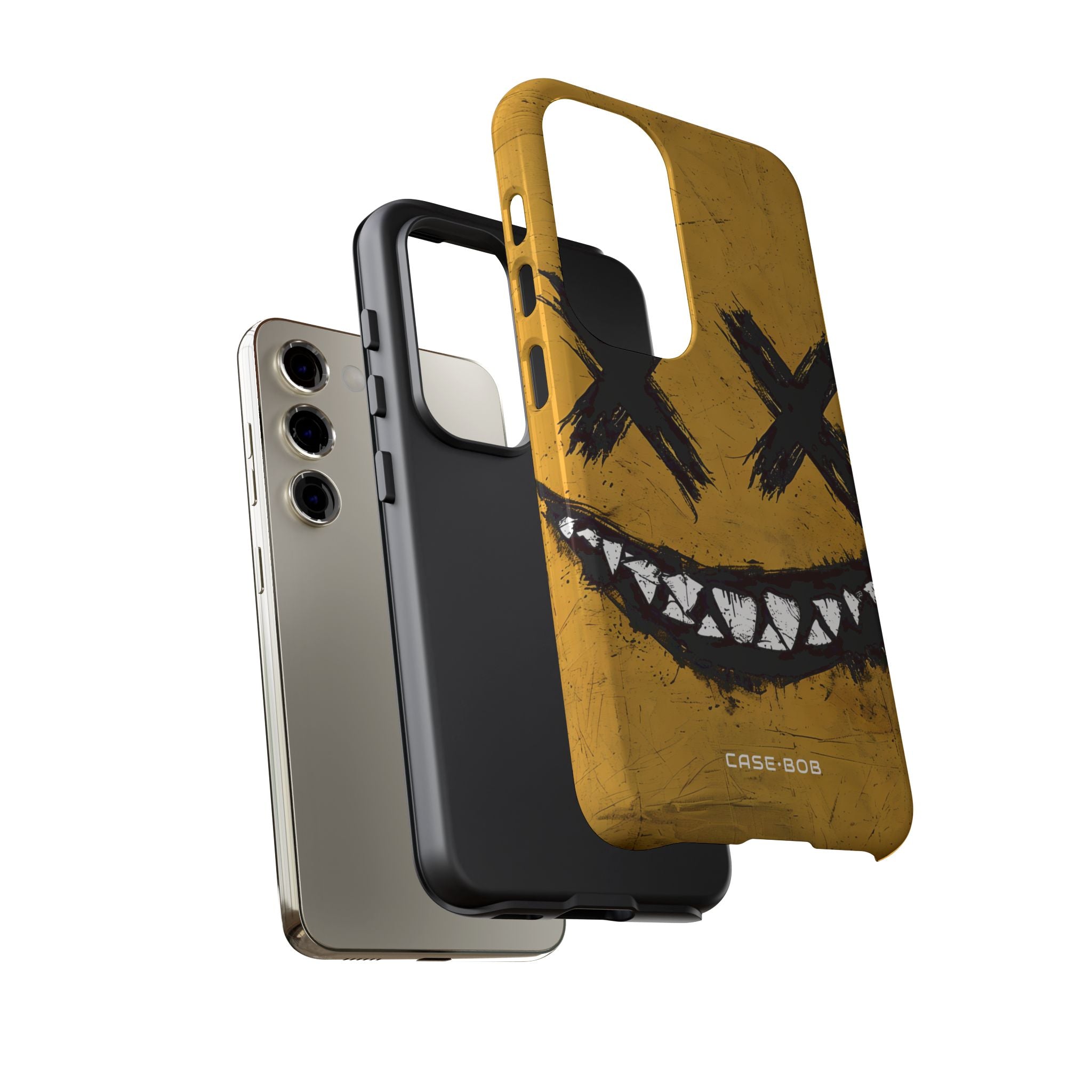 Jagged Smile Yellow Samsung S23 Case - Tough
