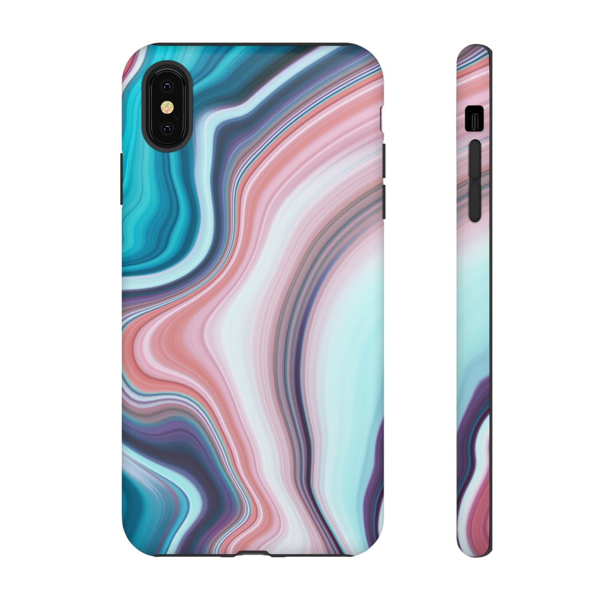 Pink Swirls - Protective Phone Case