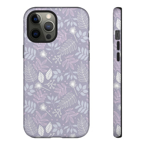 Purple Mona Leaf - Protective Phone Case