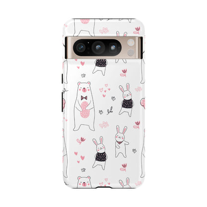 Bears Dance Playfully - Google Pixel Case