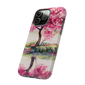 Oil painting - Oriental Cherry Tree - Protective Phone Case