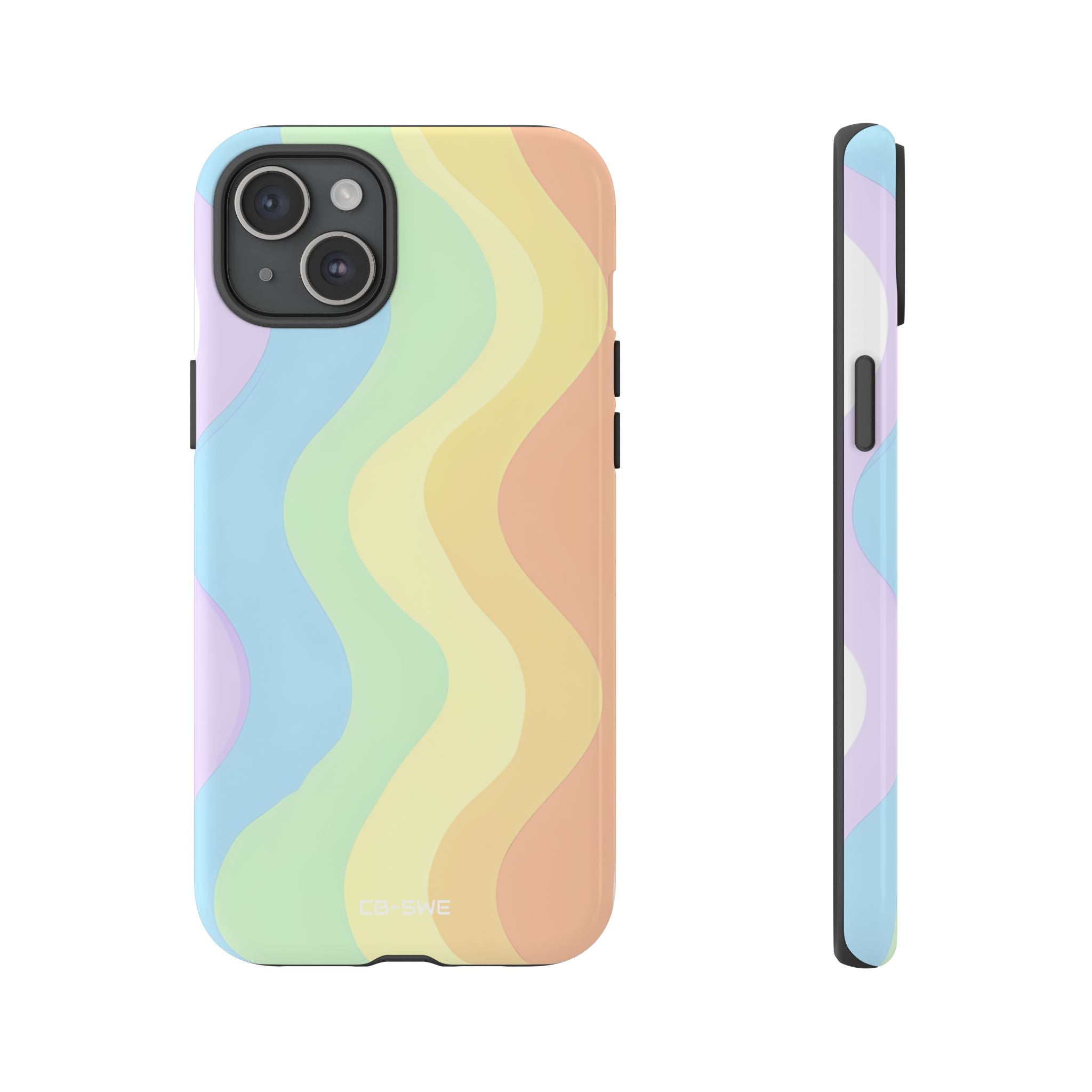 Pastel Waves Flow - iPhone Case