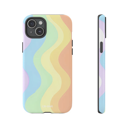 Pastel Waves Flow - iPhone Case