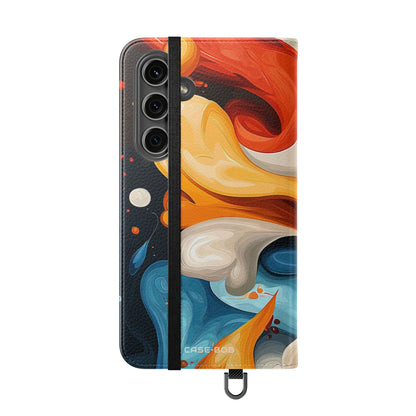 Fiery Swirl - Samsung S24 Plus Case - Wallet