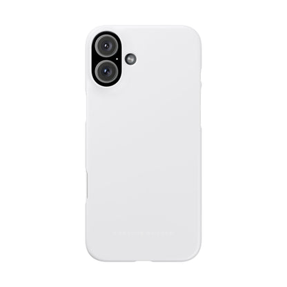 Ghost White iPhone 16 - Slim Phone Case