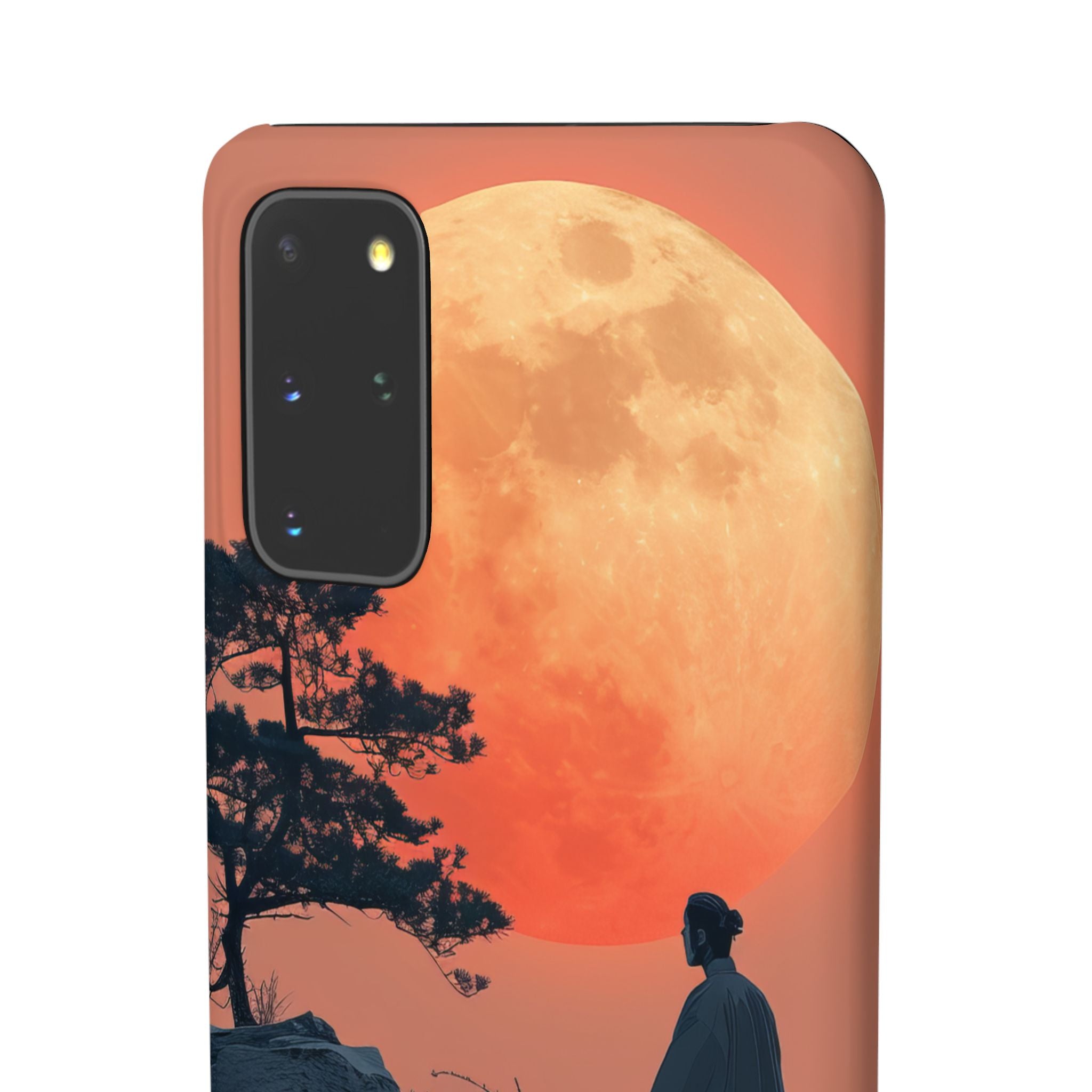 Zen Tranquility Under a Red Moon Samsung S20 - Slim Phone Case