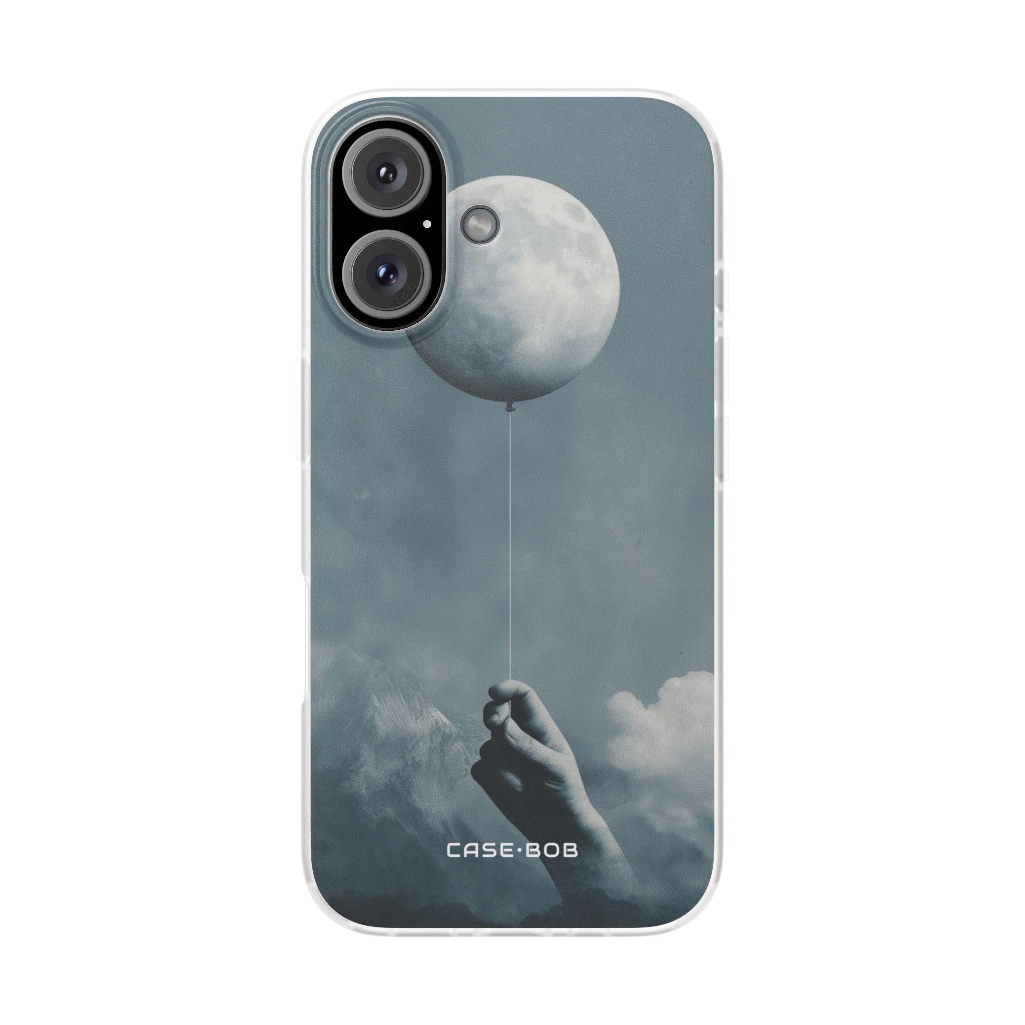 Moon Balloon iPhone 16 Case - Soft
