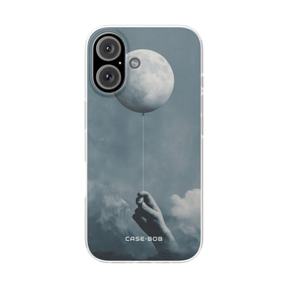 Moon Balloon iPhone 16 Case - Soft