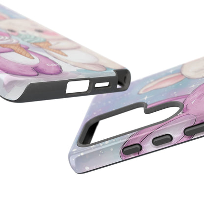 Rabbits Enjoy Ice Cream - Samsung Case
