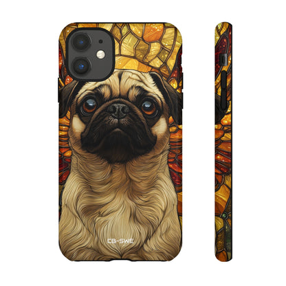 Pug Soars Brightly - iPhone Case