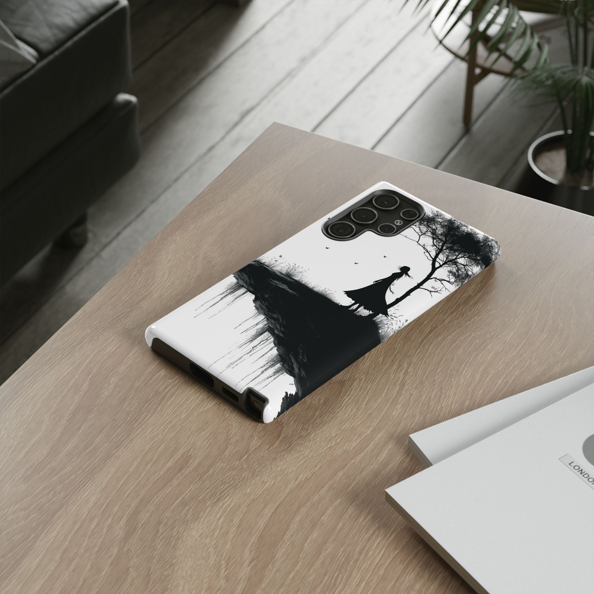 Cliffside Silhouette Samsung S22 Ultra Case - Tough