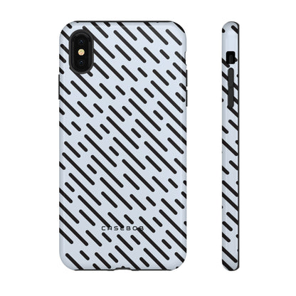 Monochrome Dash - Protective Phone Case