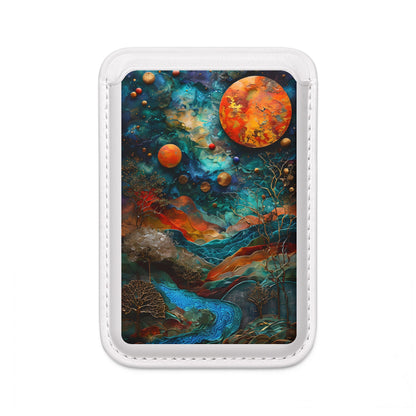 Aurinkokierteen oranssi lompakko – MagSafe-yhteensopiva