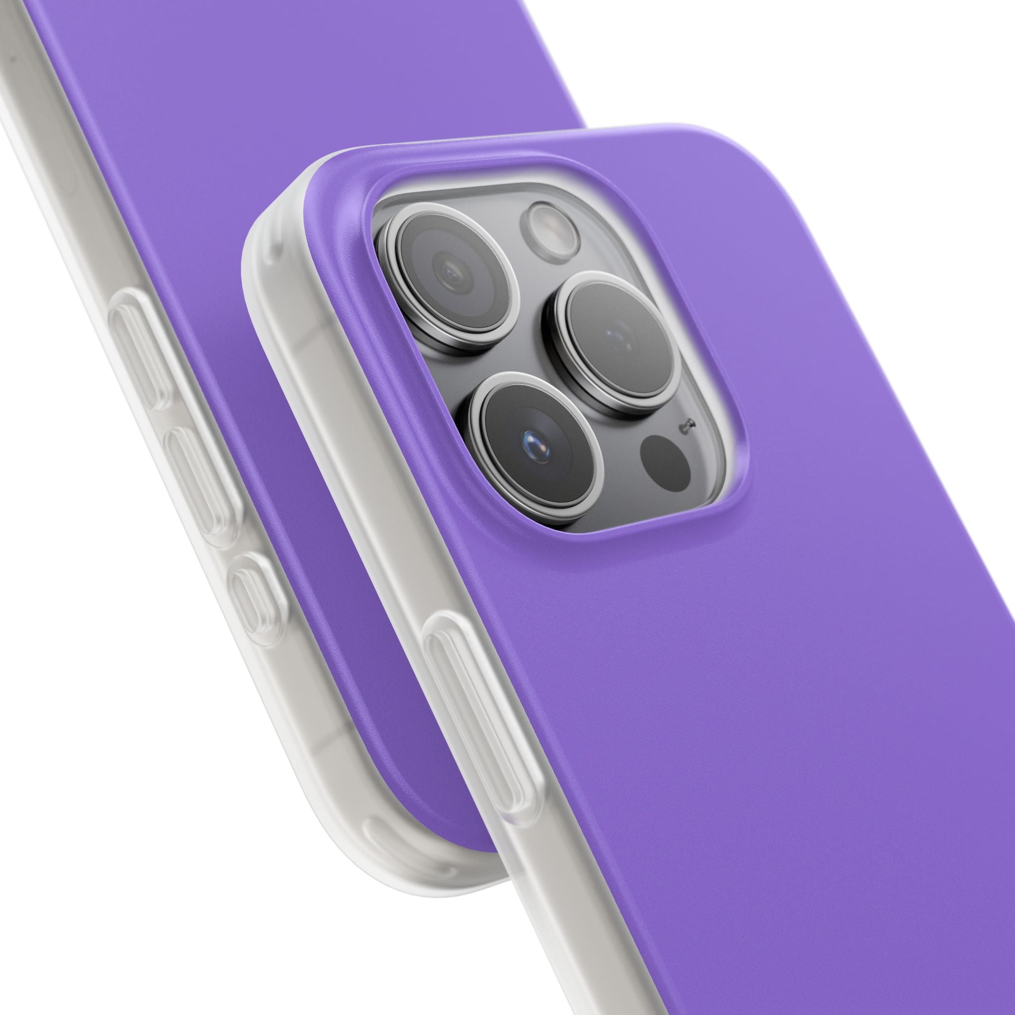 Medium Purple iPhone 15 - Flexi Phone Case