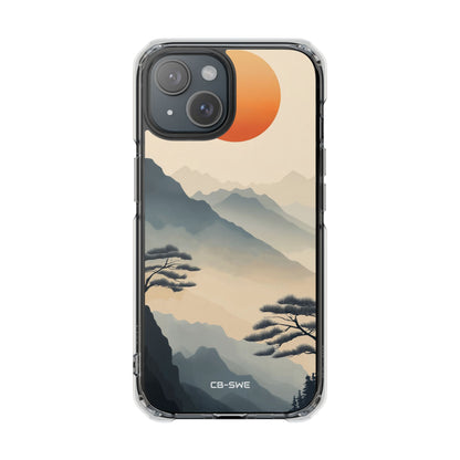 Mountains Embrace Sun iPhone Case - Impact