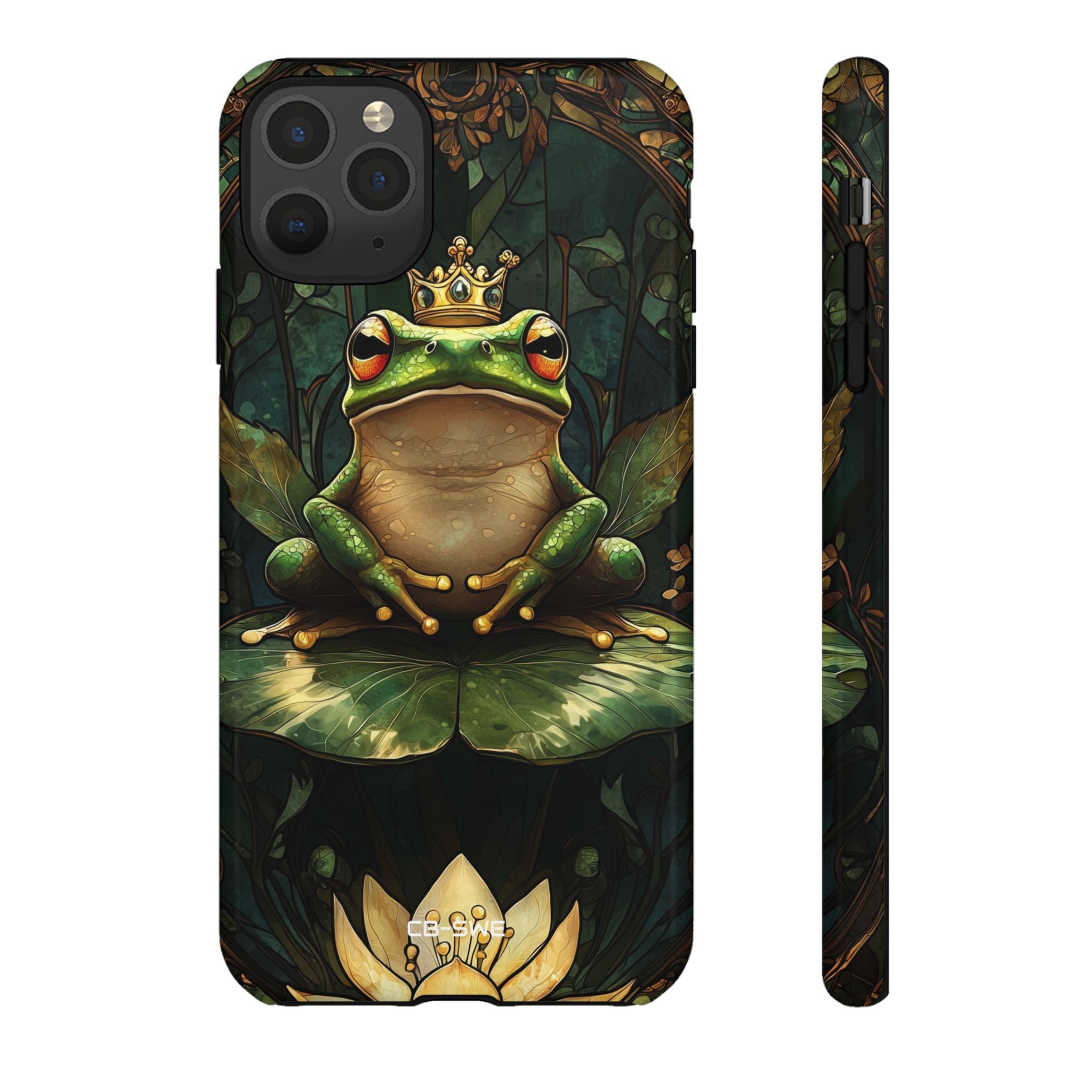 Crowned Frog Rests - iPhone Case