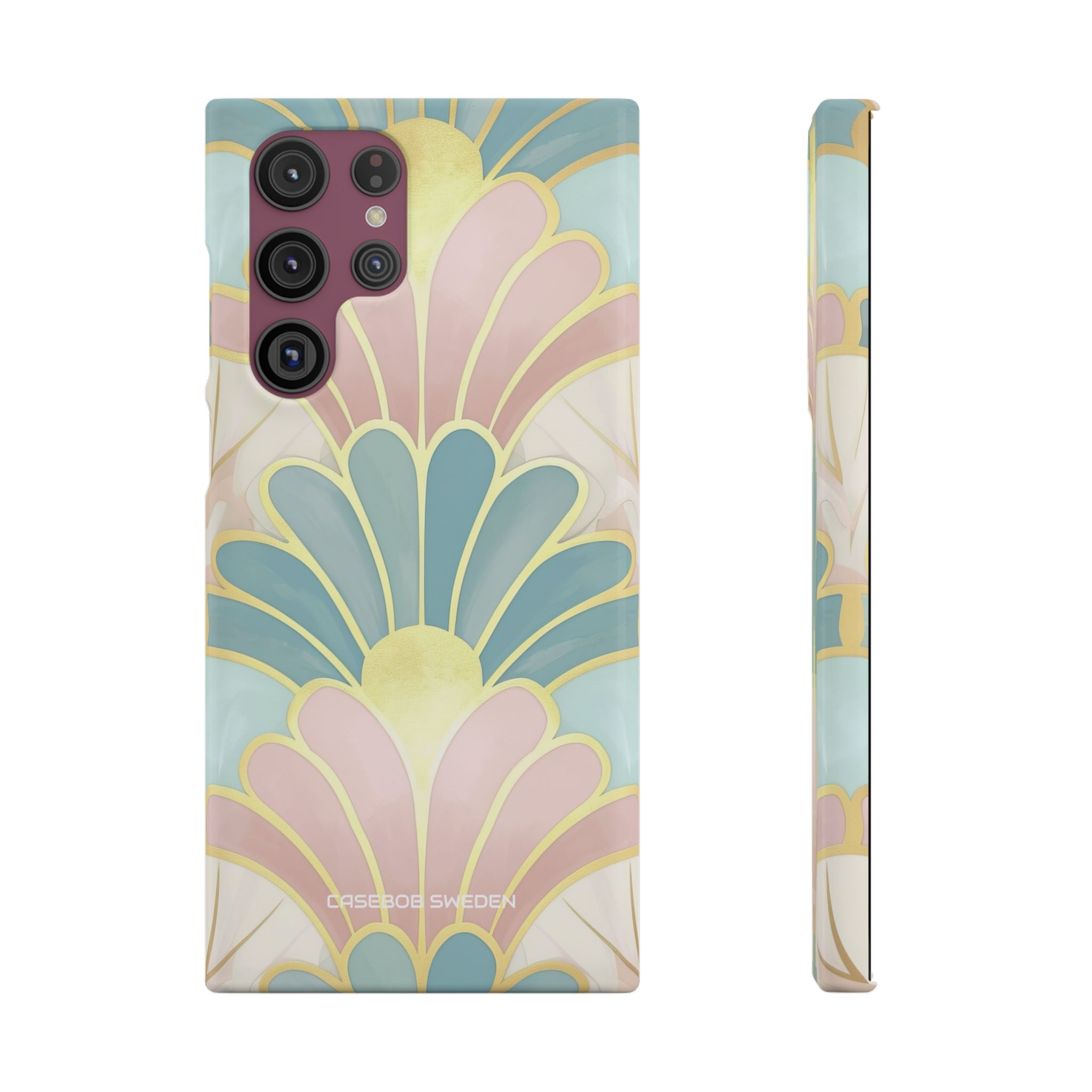 Pastel Deco Elegance - Slim Samsung S22 Phone Case