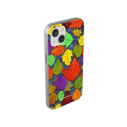 Vivid Leafburst iPhone 14 Case - Soft