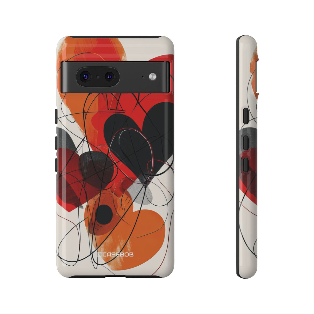 Fiery Hearts | Protective Phone Case for Google Pixel