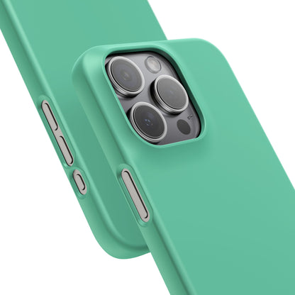 Medium Aquamarine iPhone 15 - Slim Phone Case