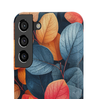 Vibrant Nature Leaves - Slim Samsung S22 Phone Case