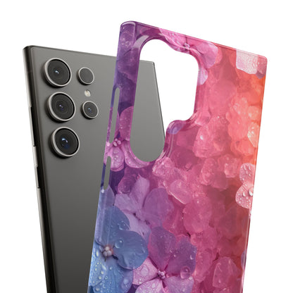 Floral Chill Blooms - Slim Samsung S24 Phone Case