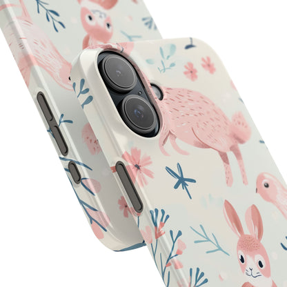 Pastel Whimsical Nature - Slim iPhone 16 Phone Case