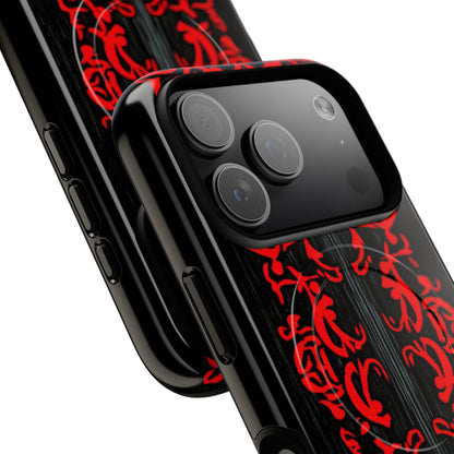 Crimson Spiral iPhone 17 Pro Case - Tough+