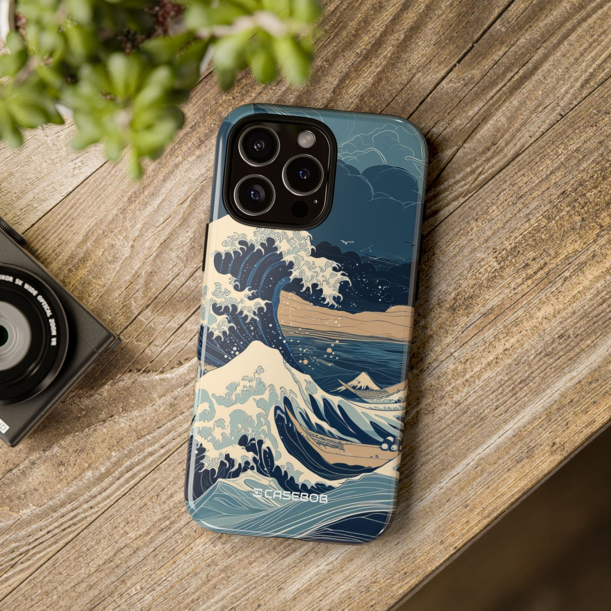 Ocean's Majesty: Ukiyo-e Waves - for iPhone 16