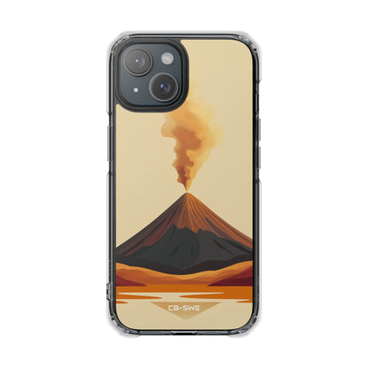 Volcano Erupts Brightly iPhone Case - Impact