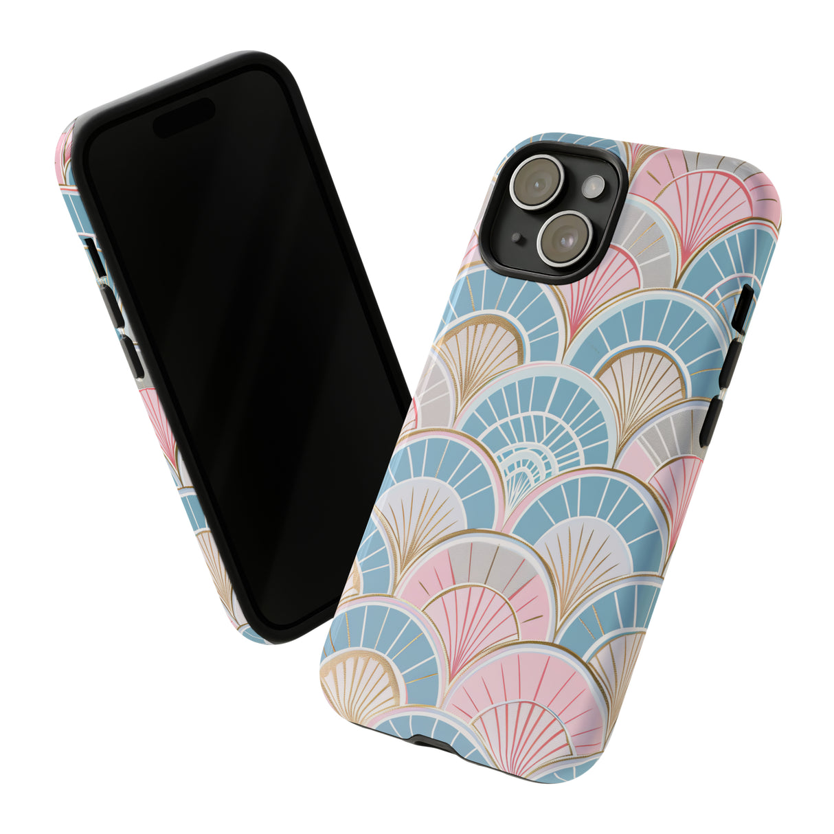 Art Deco Floral Fusion - Schutzhülle fürs Handy