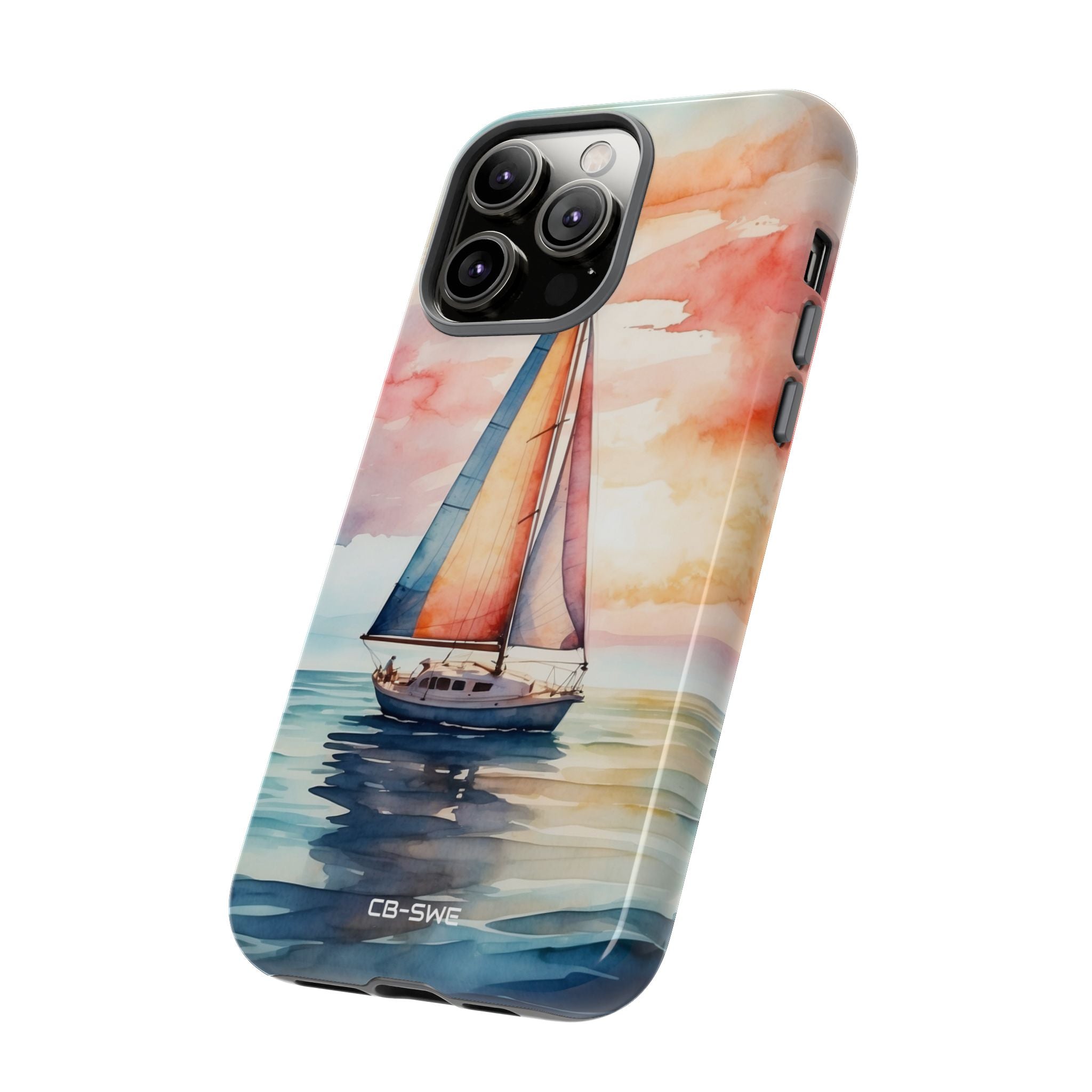 Sailboat Glides Calm - iPhone Case