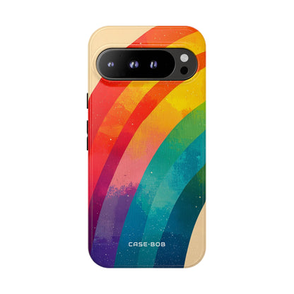 Textured Rainbow Arc Google Pixel 9 Pro XL Case - Tough