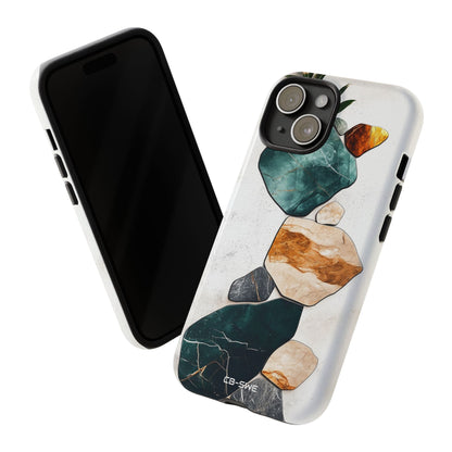 Stone Shapes Embrace - iPhone Case