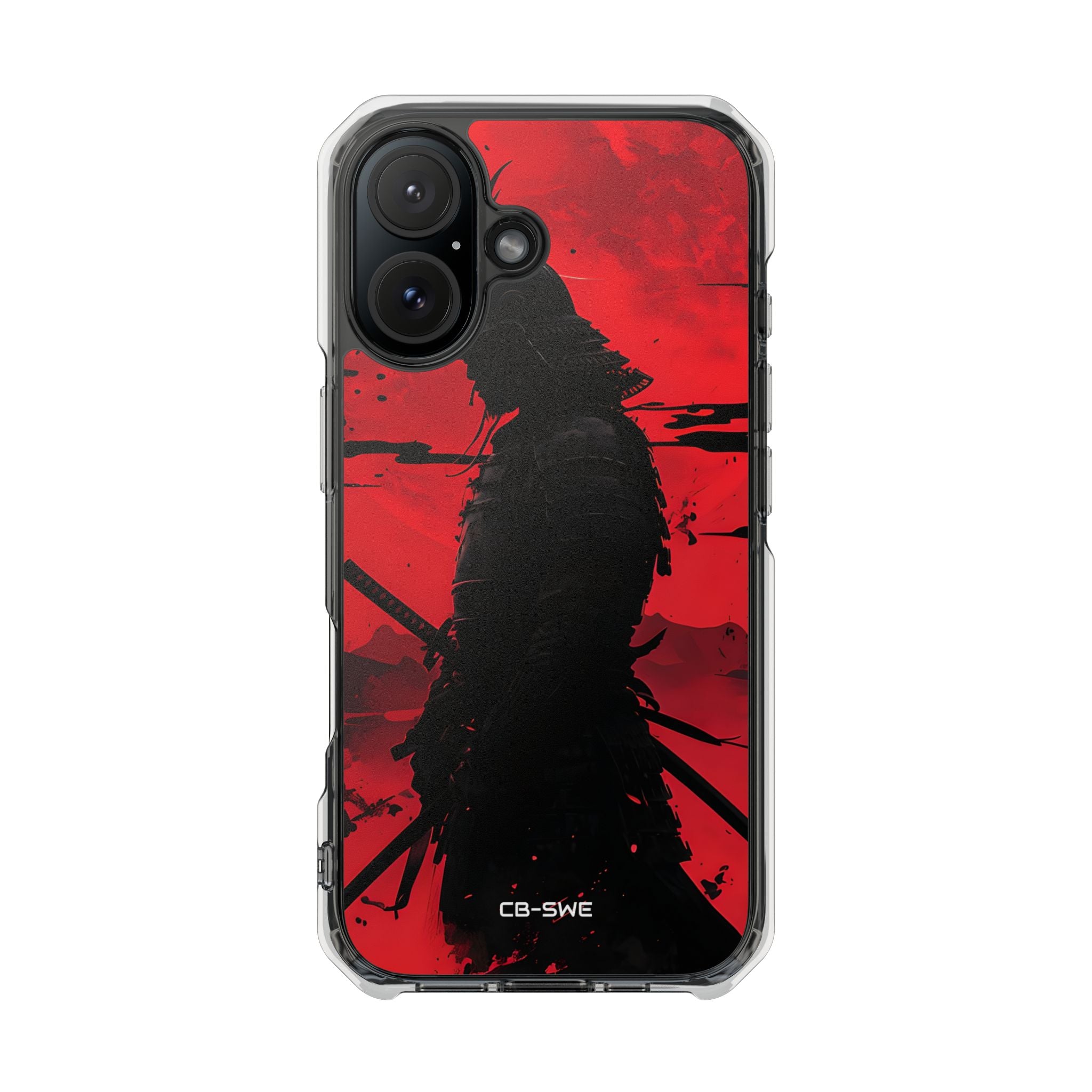 Red Samurai Shadow iPhone Case - Impact