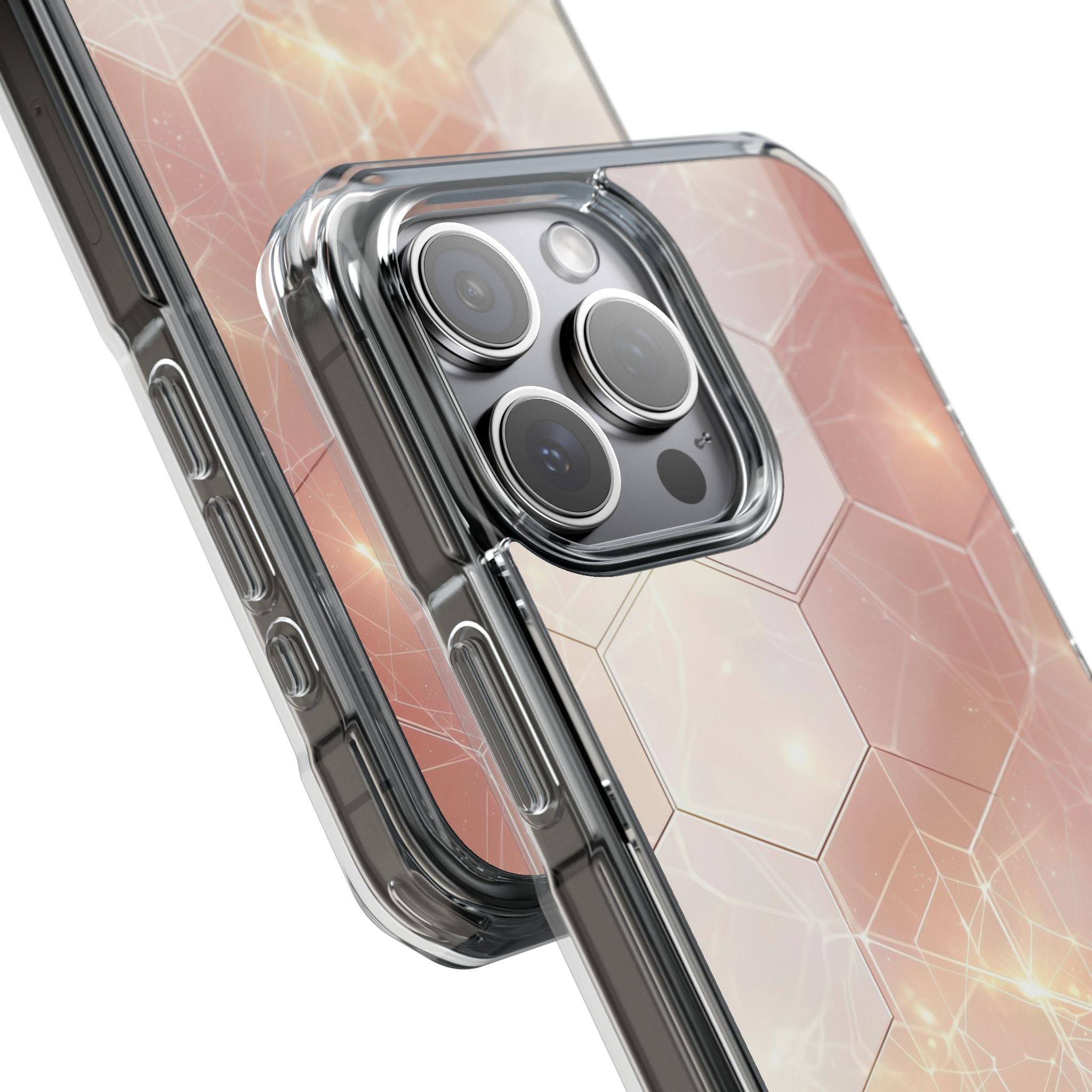 Honeycomb Glow iPhone 15 Pro Max Case - Impact